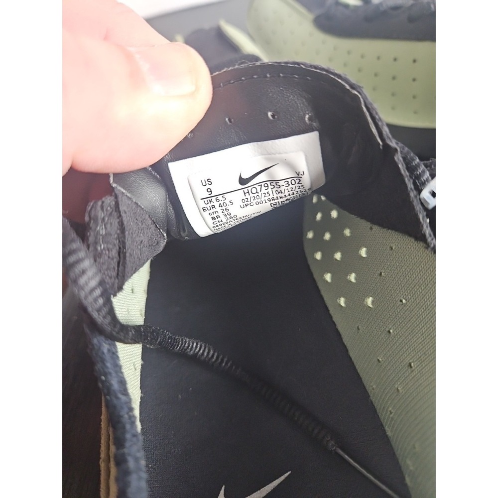 Nike Women's Air Superfly Green Suede Lace up Shoes‎ Size 9 US Brand New - Picture 9 of 13